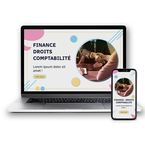 Site Web : <br>Finance - Droit - Comptabilité</br>