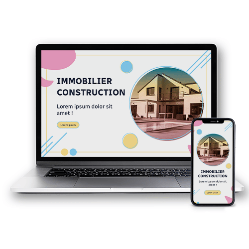 Site Web : Immobilier - Construction