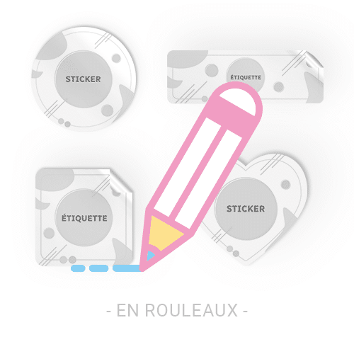Création - Etiquette adhésive