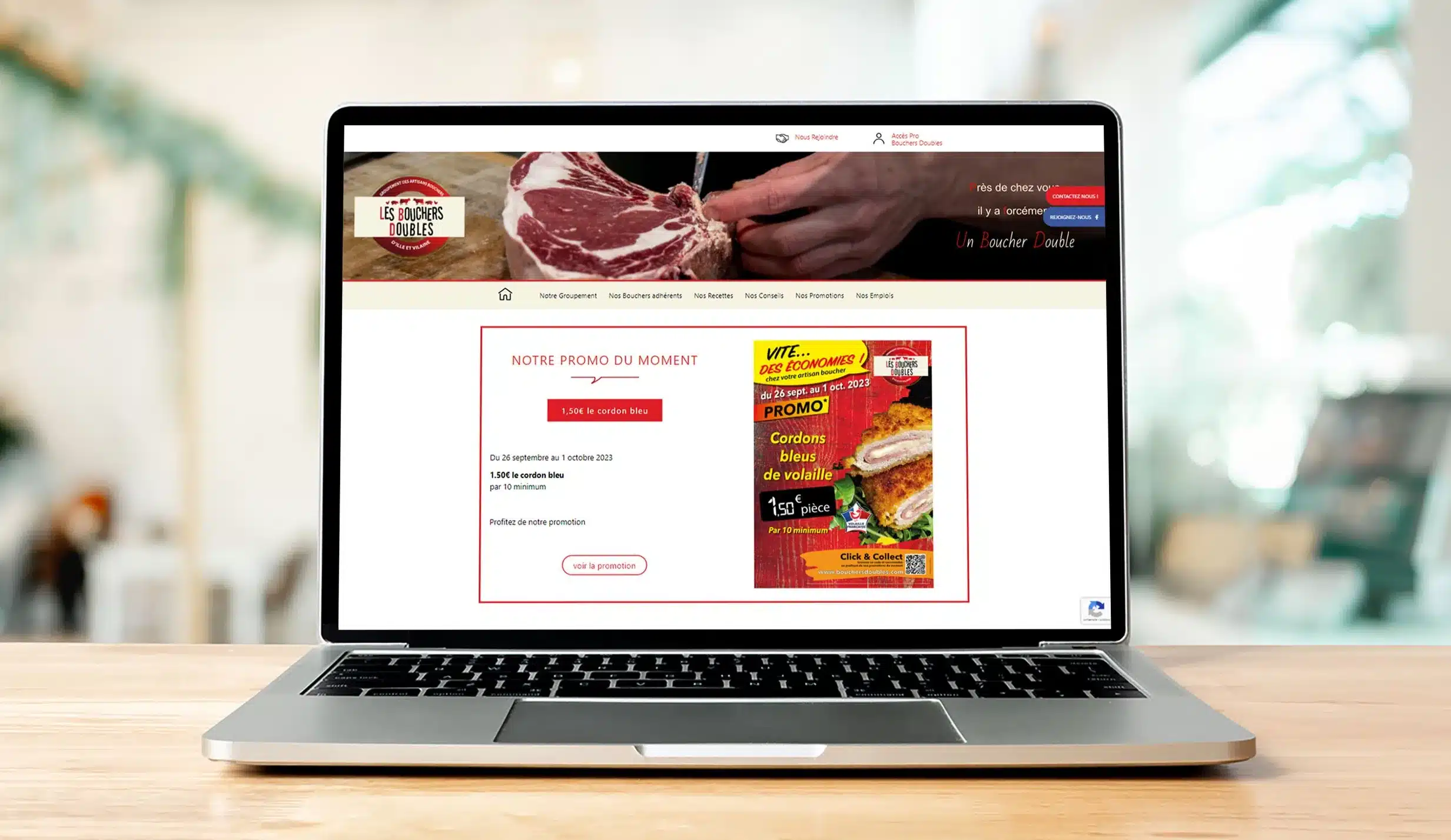 Site web - Association de bouchers