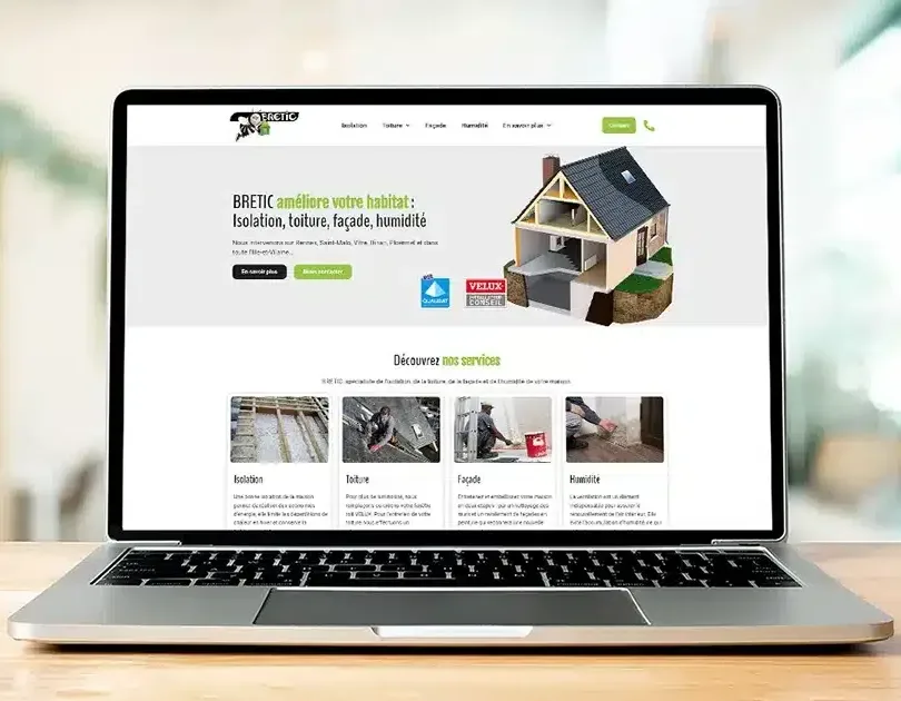 Site web – Spécialiste en isolation et rénovation
