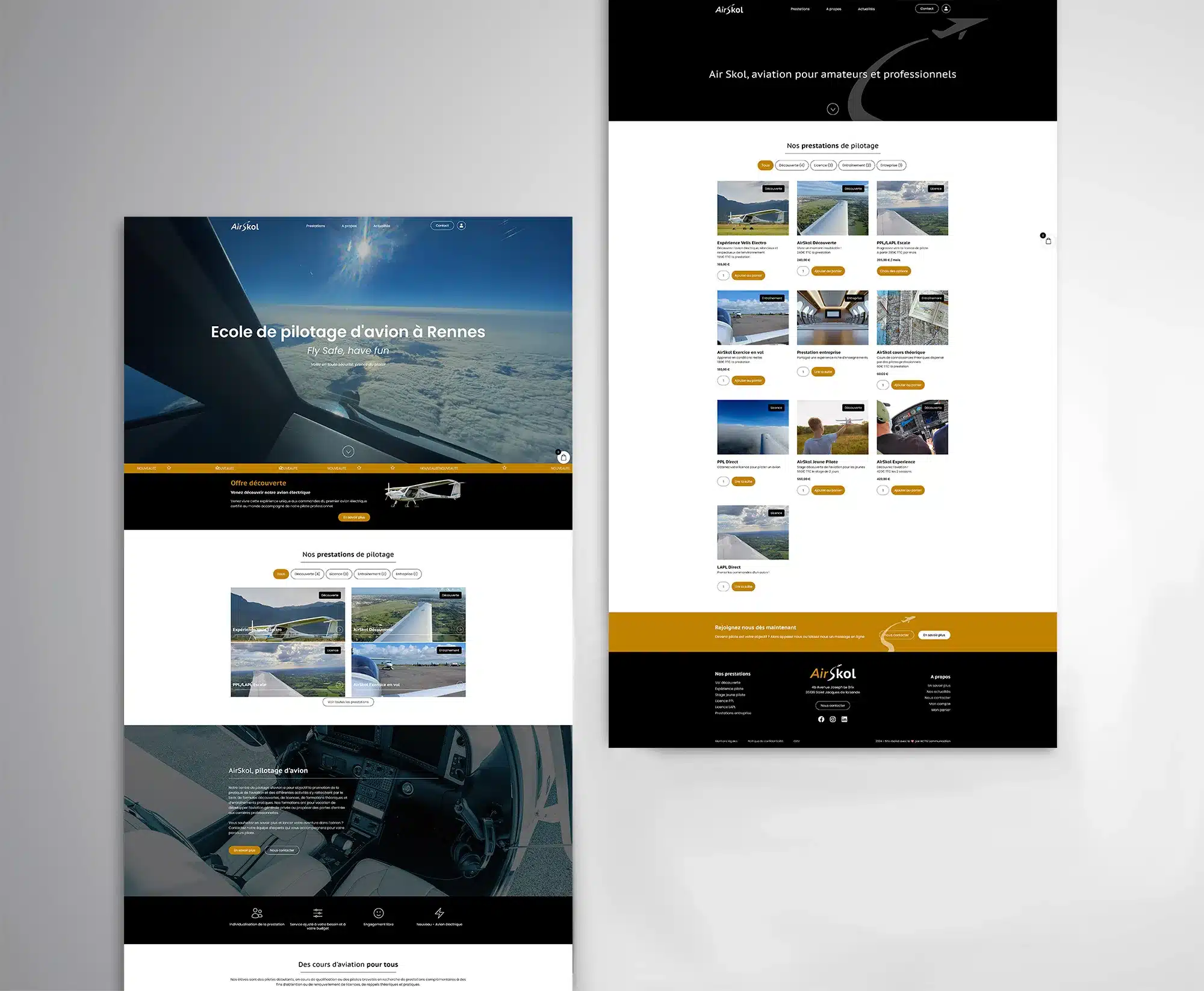 Site web - Airskol